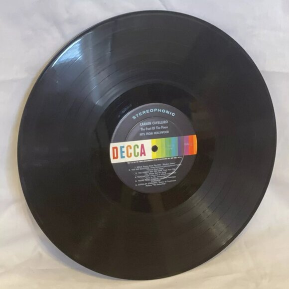 Carmen Cavallaro Hits From Hollywood (Vinyl, 1962) Decca DL 74274 VG LP Record - Picture 8 of 9